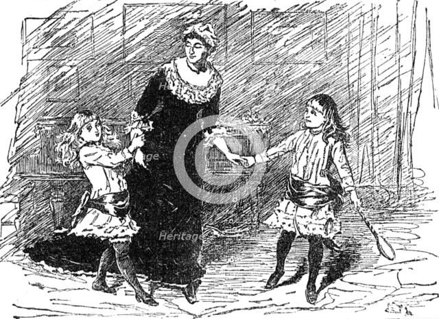 Illustrated handbooks to the picture exhibitions: "Mrs. Dominick Gregg..." by John Pettie, 1880. Creator: Unknown.