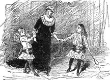 Illustrated handbooks to the picture exhibitions: "Mrs. Dominick Gregg..." by John Pettie, 1880. Creator: Unknown