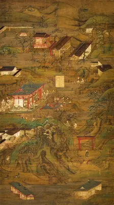 Illustrated Legends of the Tenchi-in (Tenchi-in engi), 14th century. Creator: Unknown