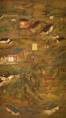 Illustrated Legends of the Tenchi-in (Tenchi-in engi), 14th century. Creator: Unknown