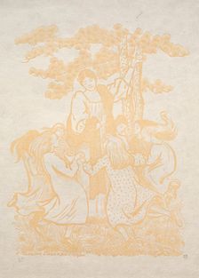 Illustration 25: La Ronde, 1893. Creator: Lucien Pissarro (British, 1863-1944)