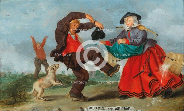 Illustration of a Netherlandish Proverb, 1627. Creator: Venne, Adriaen Pietersz. van de (1589-1662).