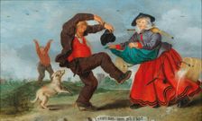 Illustration of a Netherlandish Proverb, 1627. Creator: Venne, Adriaen Pietersz. van de (1589-1662)