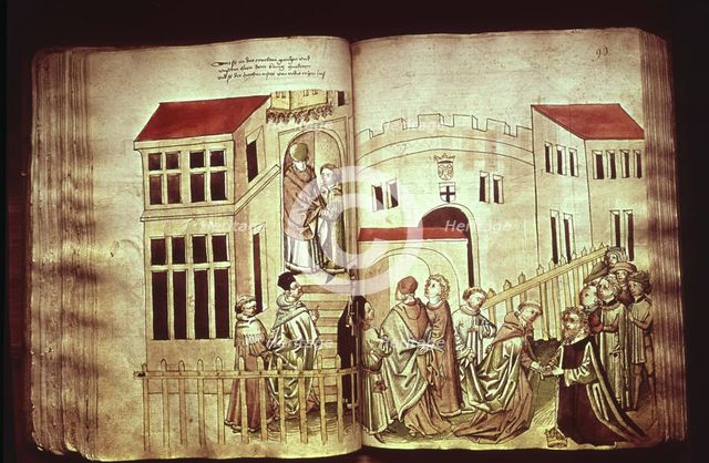 Illustration of the 'Bible' of the Council of Trent (1545 - 1563).