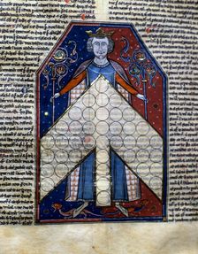 Illustration of the manuscript Hericus of Segurio figure of a noble king?, sheet 214 rv, codex…