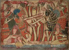 Illustration of the Mahabharata, c. 1800. Creator: Unknown