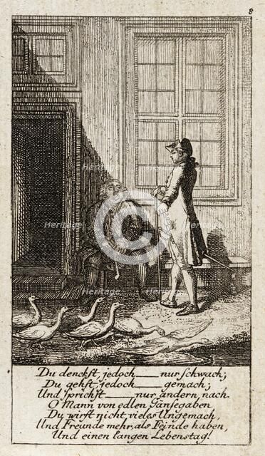 Illustration of 'Various Subjects', 1779. Creator: Daniel Nikolaus Chodowiecki.