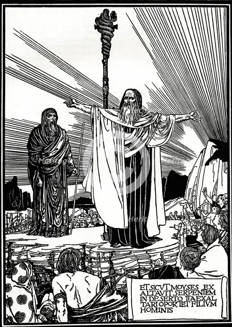 'Illustration for The Altar Book', 1892, (1897). Artist: Robert Anning Bell.