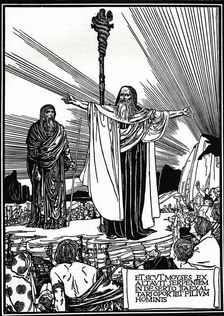 Illustration for The Altar Book 1892, (1897). Artist: Robert Anning Bell