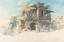 Illustration for the ballad "Der Gang nach dem Eisenhammer" by Friedrich Schiller. Creator: Schwind, Moritz Ludwig, von (1804-1871)