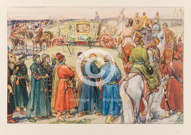 Illustration for The Grand Ducal, Tsarist and Imperial Hunting in Russia, 1898.