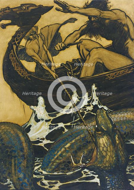 Illustration for The Edda. Artist: Rackham, Arthur (1867-1939)