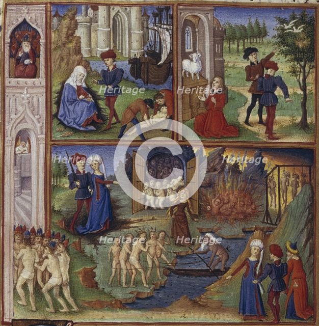 Illustration for the Epic The Aeneid by Virgil, 1450-1499. Artist: Coëtivy Master (active c. 1450-1485)