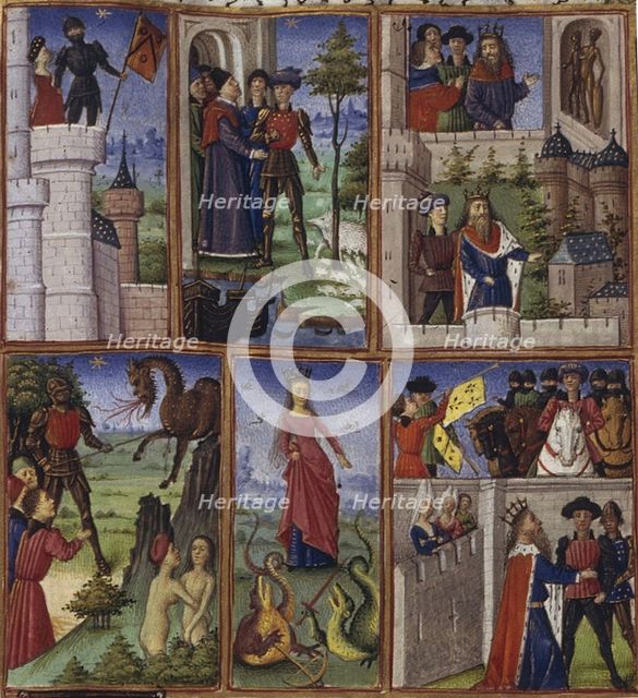 Illustration for the Epic The Aeneid by Virgil, 1450-1499. Artist: Coëtivy Master (active c. 1450-1485)