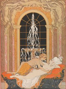 Illustration for the epistolary novel Dangerous Liaisons (Les Liaisons dangereuses), 1934. Creator: Barbier, George (1882-1932)