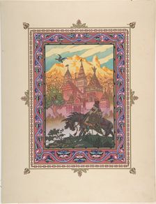 Illustration for the Fairy tale Marya Morevna, c. 1925. Artist: Zvorykin, Boris Vasilievich (1872-after 1935)
