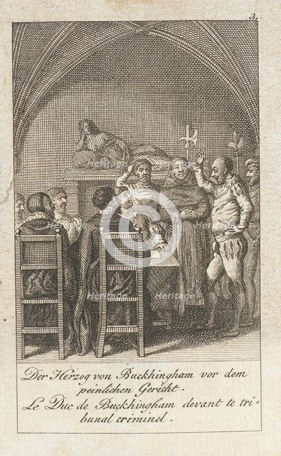 Illustration for the 'History of Henry VIII', 1796. Creator: Friedrich Christian Geyser.
