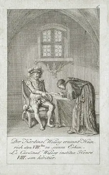 Illustration for the History of Henry VIII 1797. Creator: Eberhard Siegfried Henne