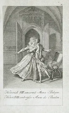 Illustration for the History of Henry VIII 1797. Creator: Eberhard Siegfried Henne