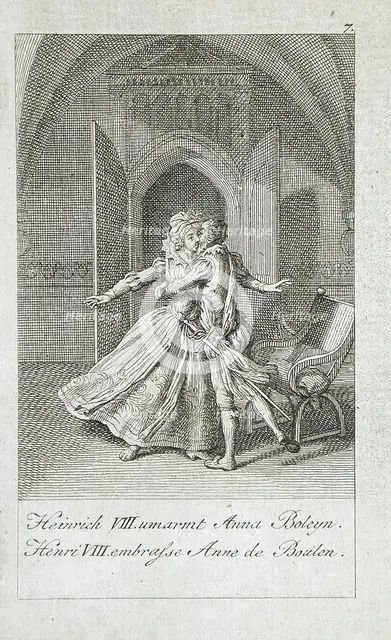 Illustration for the 'History of Henry VIII', 1797. Creator: Eberhard Siegfried Henne.