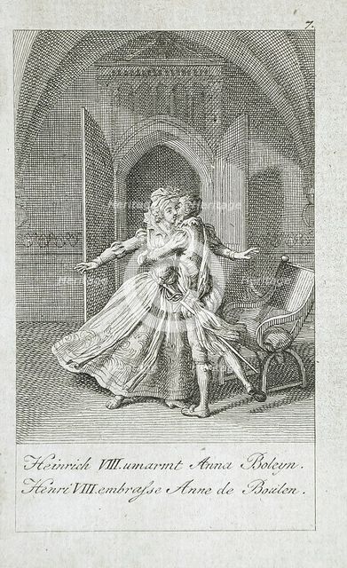 Illustration for the 'History of Henry VIII', 1797. Creator: Eberhard Siegfried Henne.