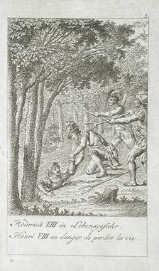 Illustration for the History of Henry VIII 1797. Creator: Eberhard Siegfried Henne