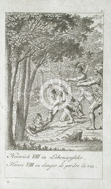Illustration for the 'History of Henry VIII', 1797. Creator: Eberhard Siegfried Henne.