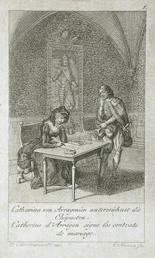Illustration for the History of Henry VIII 1797. Creator: Eberhard Siegfried Henne