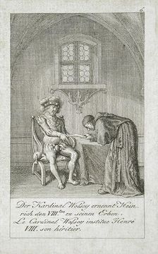 Illustration for the History of Henry VIII 1797. Creator: Eberhard Siegfried Henne