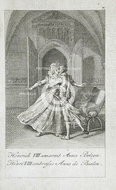 Illustration for the 'History of Henry VIII', 1797. Creator: Eberhard Siegfried Henne.
