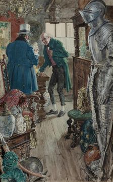 Illustration for "The Old Curiosity Shop" by Charles Dickens. Creator: Brock, Charles Edmund (1870-1938)