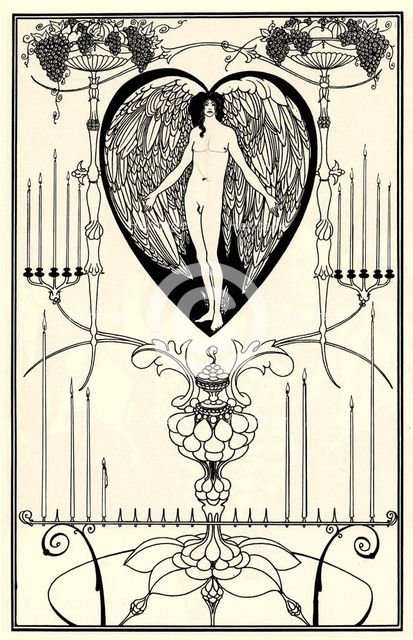 Illustration for The Mirror of Love by Marc-André Raffalovich, 1895. Artist: Beardsley, Aubrey (1872–1898)