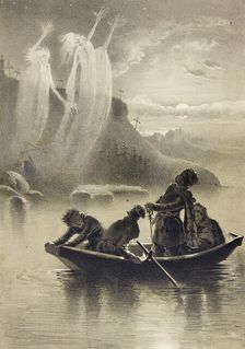 Illustration for the story "A Terrible Vengeance" from the collection "Evenings on a Farm..., 1874. Creator: Makovsky, Vladimir Yegorovich (1846-1920)