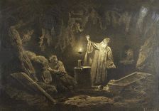 Illustration for the story "A Terrible Vengeance" from the collection "Evenings on a Farm..., 1874. Creator: Makovsky, Vladimir Yegorovich (1846-1920)