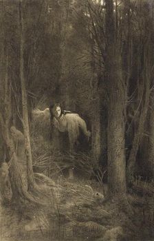 Illustration for the story "A Terrible Vengeance" from the collection "Evenings on a Farm..., 1874. Creator: Kramskoi, Ivan Nikolayevich (1837-1887)