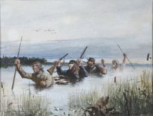 Illustration for the story Lgov (from A Sportsman's Sketches) by Ivan Turgenev, 1870s