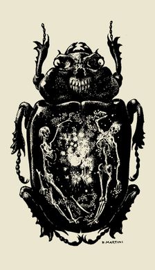 Illustration for the story "The Gold-Bug" by Edgar Allan Poe, 1905. Creator: Martini, Alberto (1876-1954)
