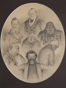 Illustration for the poem The Dead Souls by N. Gogol, 1894