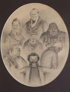 Illustration for the poem The Dead Souls by N. Gogol, 1894