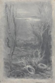 Illustration for the poem "Appearance of England" in Henrik Wergeland, probably 1894. Creator: Wilhelm Peters