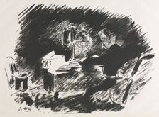 Illustration for The Raven by Edgar Allan Poe. Creator: Edouard Manet (French, 1832-1883)