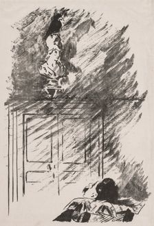 Illustration for The Raven by Edgar Allan Poe. Creator: Edouard Manet (French, 1832-1883)