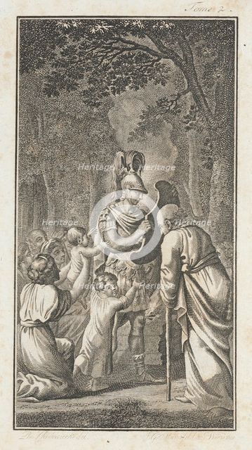 Illustration for the 'Works of J.P.C. Florian', 1796. Creator: Daniel Nikolaus Chodowiecki.