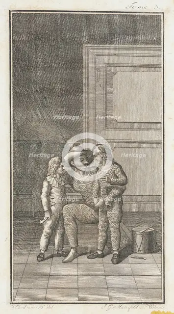 Illustration for the 'Works of J.P.C. Florian', 1796. Creator: Daniel Nikolaus Chodowiecki.
