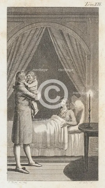 Illustration for the 'Works of J.P.C. Florian', 1796. Creator: Daniel Nikolaus Chodowiecki.