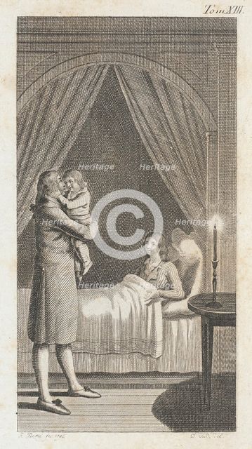 Illustration for the 'Works of J.P.C. Florian', 1796. Creator: Daniel Nikolaus Chodowiecki.