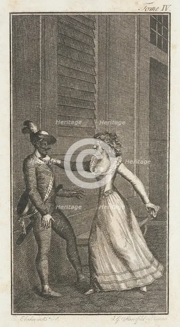 Illustration for the 'Works of J.P.C. Florian', 1796. Creator: Daniel Nikolaus Chodowiecki.