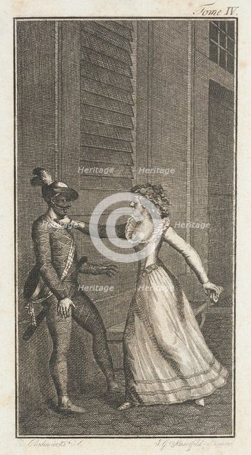 Illustration for the 'Works of J.P.C. Florian', 1796. Creator: Daniel Nikolaus Chodowiecki.
