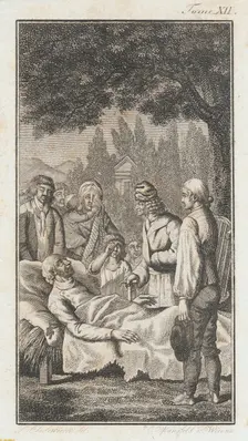 Illustration for the Works of J.P.C. Florian 1796. Creator: Daniel Nikolaus Chodowiecki