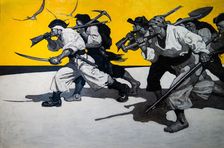 Illustration for "Treasure Island" by Robert Stevenson, 1911. Creator: Wyeth, N. C. (Newell Convers) (1882-1945)